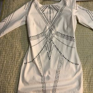 Bodcon beaded Bebe dress